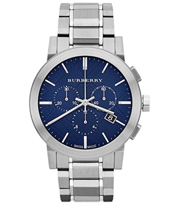 Montre Homme Burberry BU9363 The City Chronomètre fond bleu