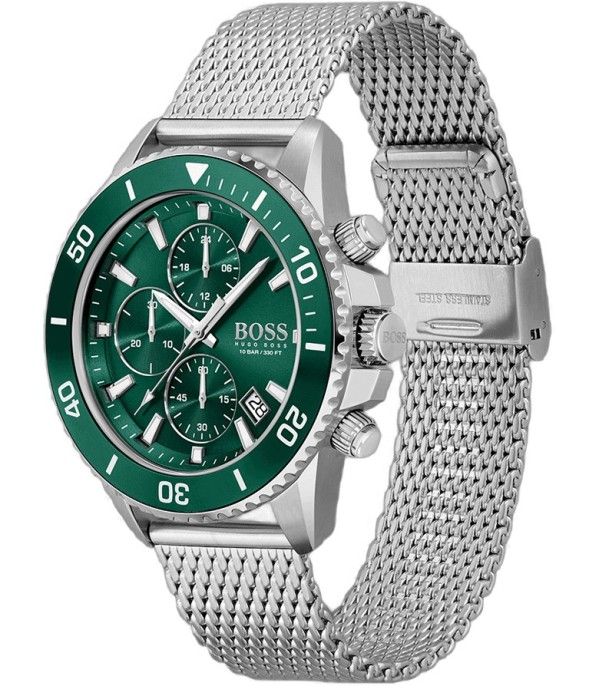 Montre Homme Hugo Boss Admiral 1513905 chronographe cadran vert