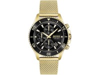 Montre Homme Hugo Boss Admiral 1513906 chronographe doré cadran noir