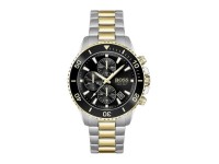 Montre Homme Hugo Boss Admiral 1513908 chronographe bicolore cadran noir