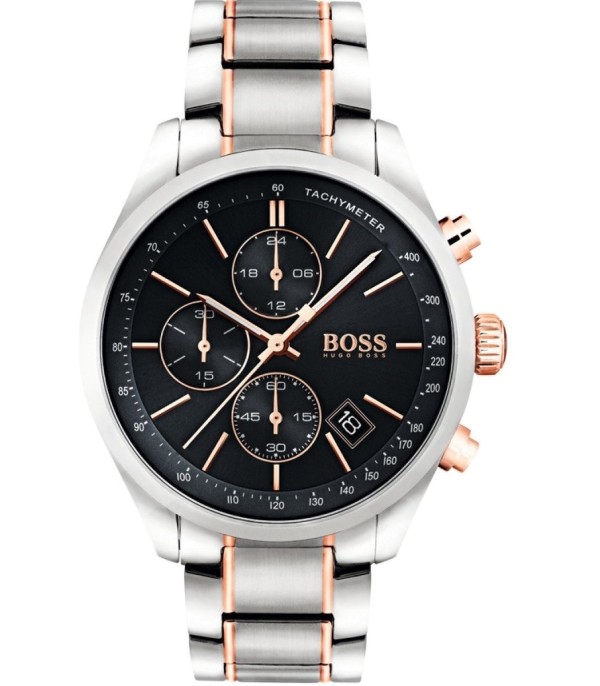 Montre Homme Hugo Boss Grand Prix 1513473 Bracelet bicolore