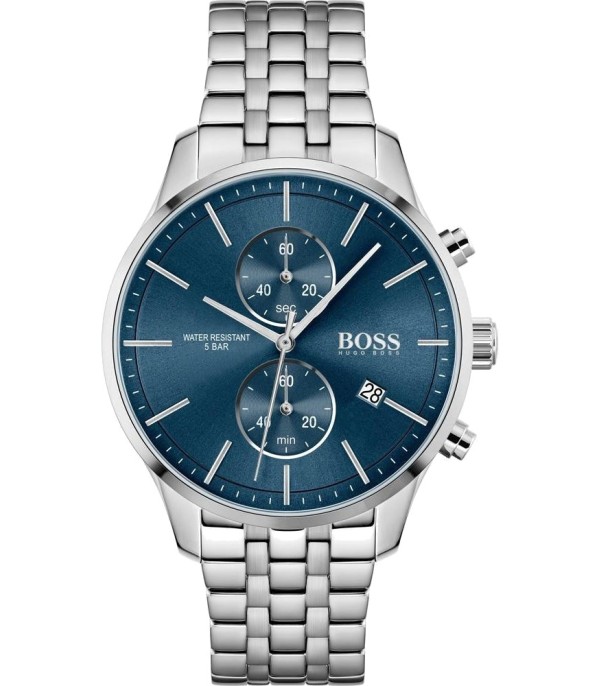 Montre Homme Hugo Boss Associate 1513839 chronographe cadran bleu