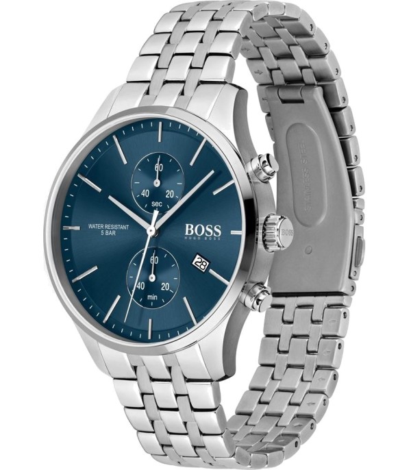 Montre Homme Hugo Boss Associate 1513839 chronographe cadran bleu