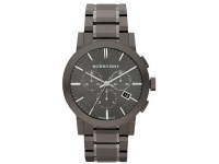 Montre Burberry The City BU9354 chronomètre rond noir en acier