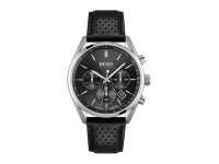 Montre Hugo Boss Champion 1513816 bracelet cuir perforé noir