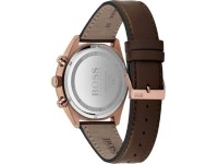 Montre Homme Hugo Boss Champion 1513817 bracelet en cuir perforé marron