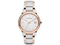 Montre Homme Burberry The City BU9006 Ronde en acier or rose et argent