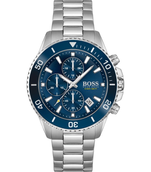 Montre Homme Hugo Boss Admiral 1513907 chronographe cadran bleu