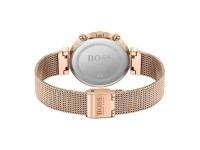 Montre Femme Hugo Boss Flawless 1502553 Maille milanaise or rose