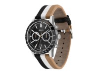 Montre Hugo Boss Allure 1513963 chronographe quatz bracelet nato marron blanc noir