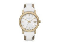 Montre Femme Burberry BU9110 bracelet en cuir bicolore