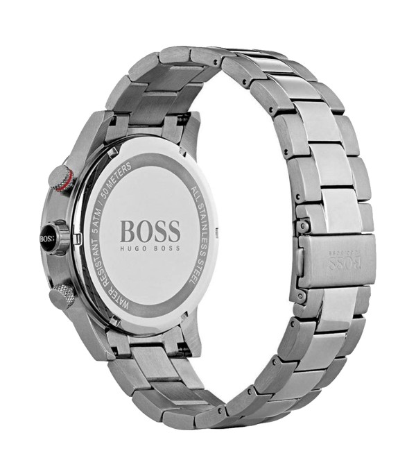 Montre Hugo Boss Rafale 1513509 Acier avec cadran sport noir et rouge