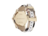 Montre Femme Burberry BU9110 bracelet en cuir bicolore