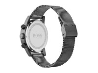 Montre Hugo Boss Navigator 1513674 chronomètre anthracite en maille milanaise