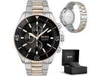 Montre Homme Hugo Boss Ocean 1513705 bracelet acier bicolore