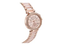 Montre Femme Michael Kors Parker MK5896 Bracelet en acier or rose et acétate