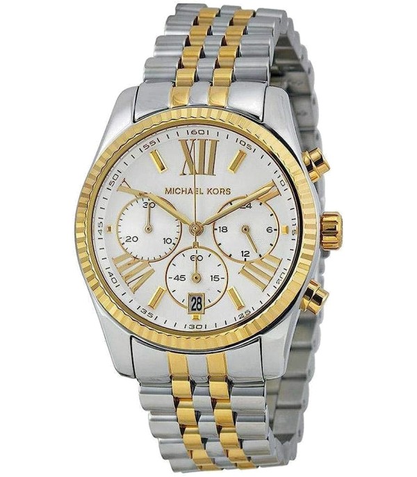 Montre Michael Kors Lexington MK5955 Bracelet acier bi-ton en acier inoxydable