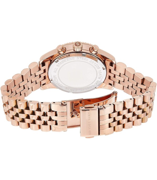 Montre Femme Michael Kors Lexington MK5569 acier or rose