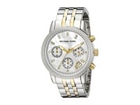 Montre Michael Kors Ritz MK5057 Chronomètre cadran nacre bracelet bi-ton doré argent