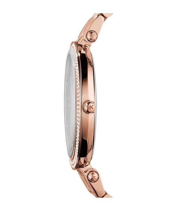 Montre Michael Kors Darci MK3192 ornée de cristaux en acier or rose