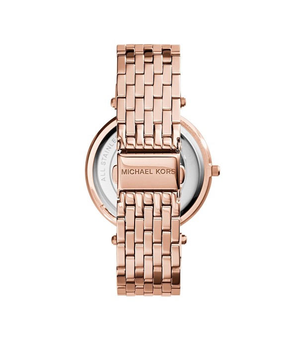 Montre Michael Kors Darci MK3192 ornée de cristaux en acier or rose