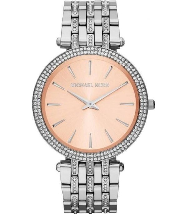 Montre Femme Michael Kors Darci MK3218 Bracelet en acier argenté et strass