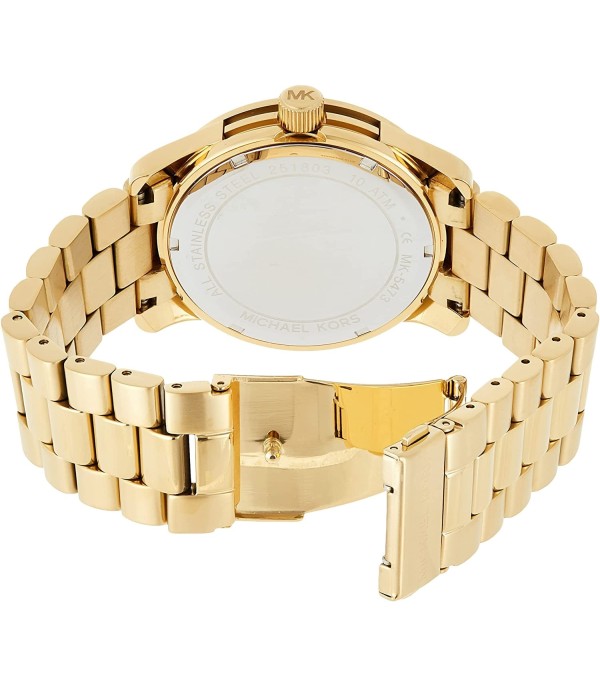 Montre Michael Kors Runway MK5473 cadran et bracelet acier doré