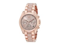 Montre Femme Michael Kors bradshaw Mini MK6066 Acier or rose et acétate rose clair