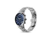 Montre Emporio Armani Renato AR2448 bracelet en acier cadran bleu